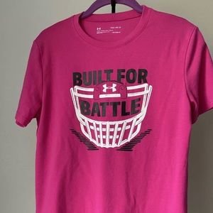 Under Armour Built for Battle Football Tee Shirt L